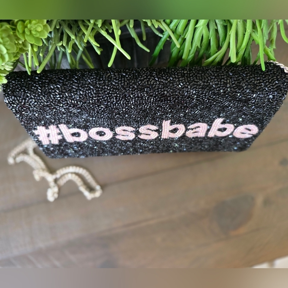 Islands To East Side Beaded #Bossbabe Crossbody/Clutch - Picture 5 of 12